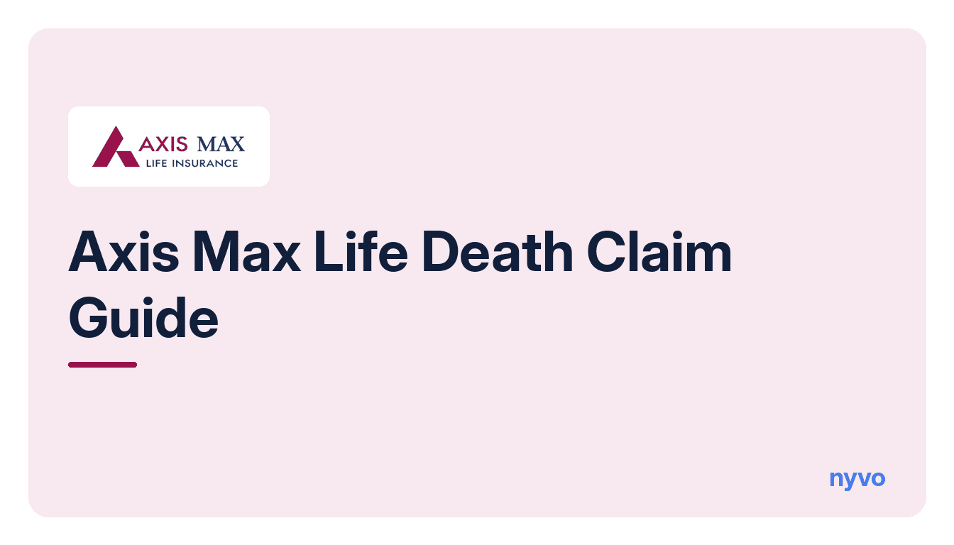 Card for the Axis Max Life Death Claim Guide