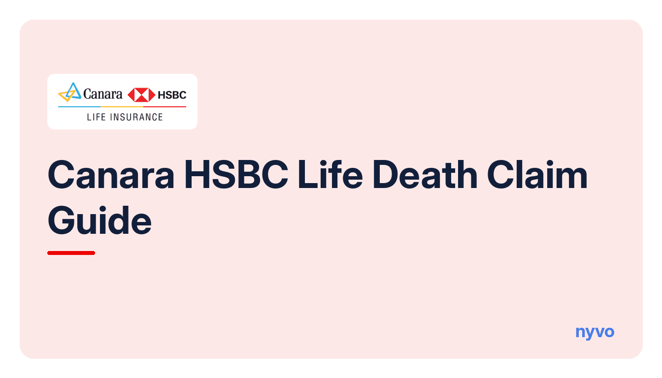 Card for the Canara HSBC Life Death Claim Guide