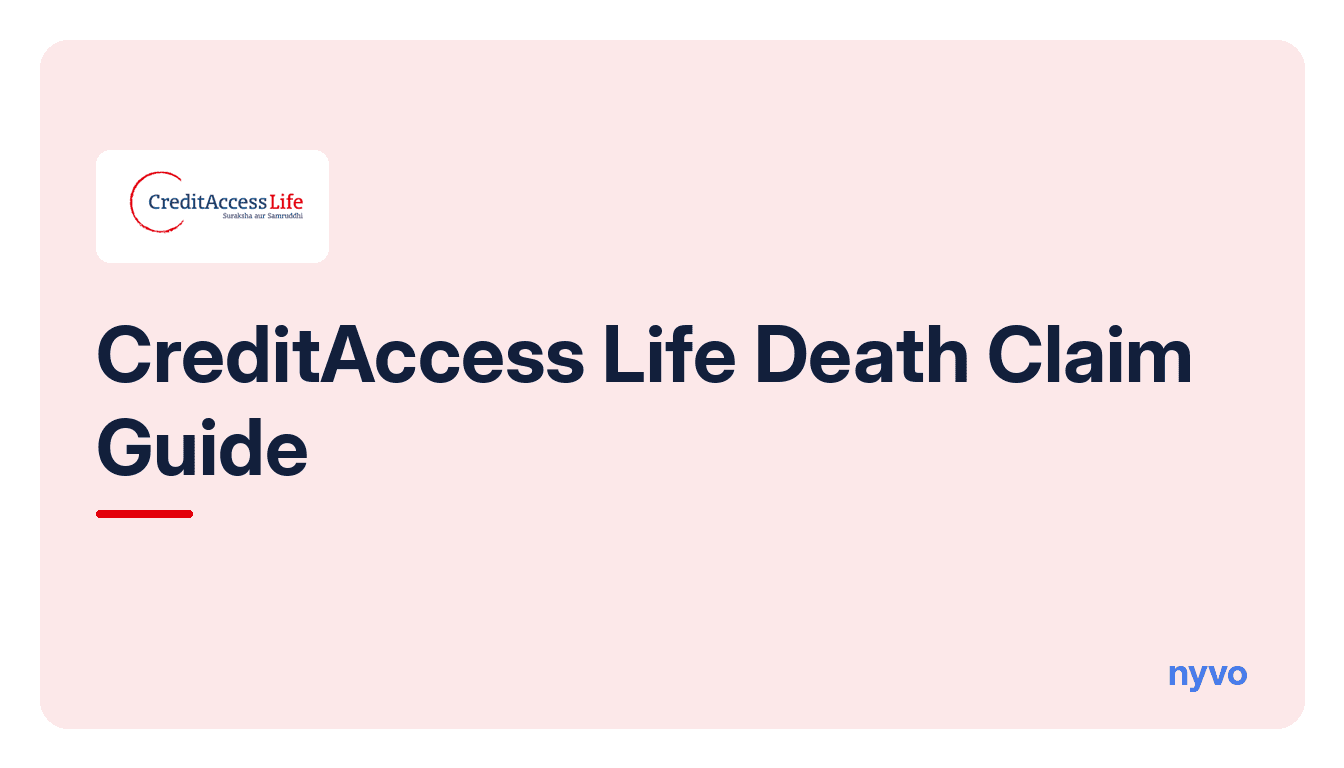 Card for the CreditAccess Life Death Claim Guide
