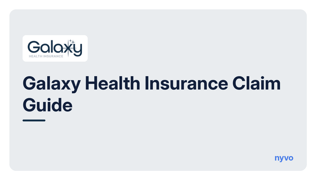 Card for the Galaxy Health Insurance Claim Guide