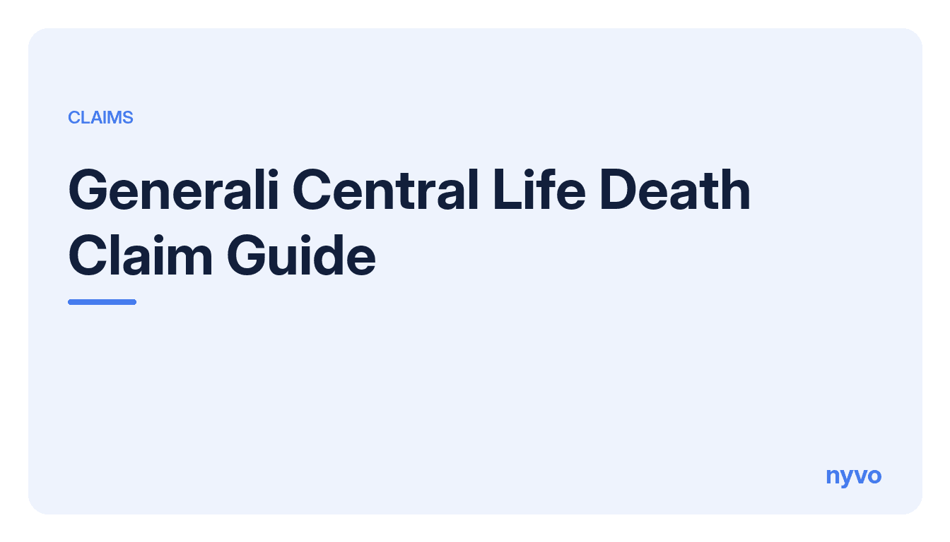 Card for the Generali Central Life Death Claim Guide