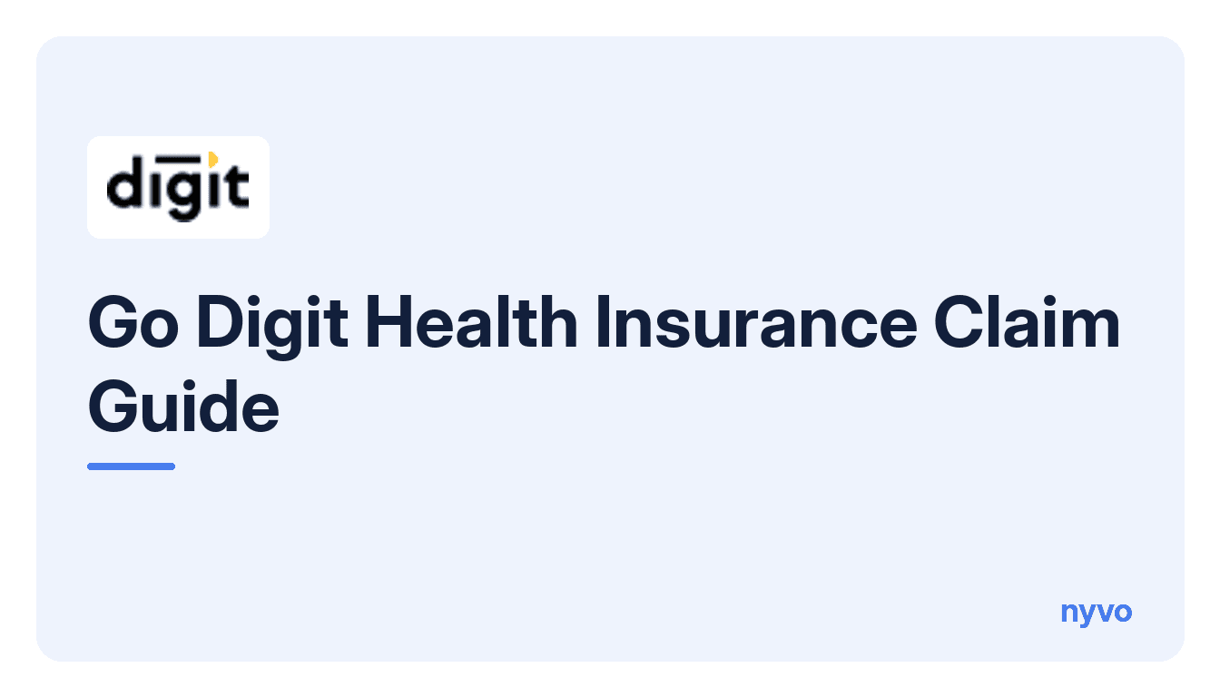 Card for the Go Digit Health Insurance Claim Guide
