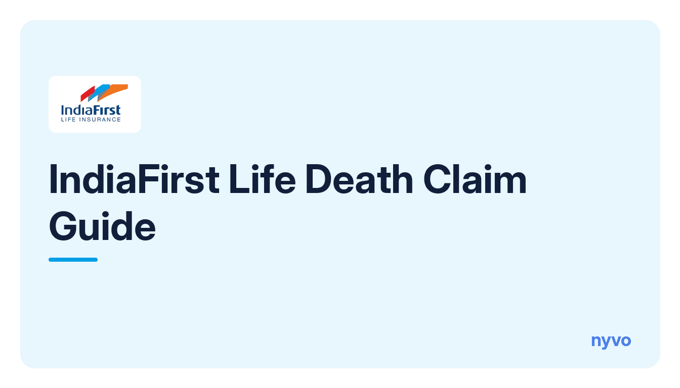 Card for the IndiaFirst Life Death Claim Guide