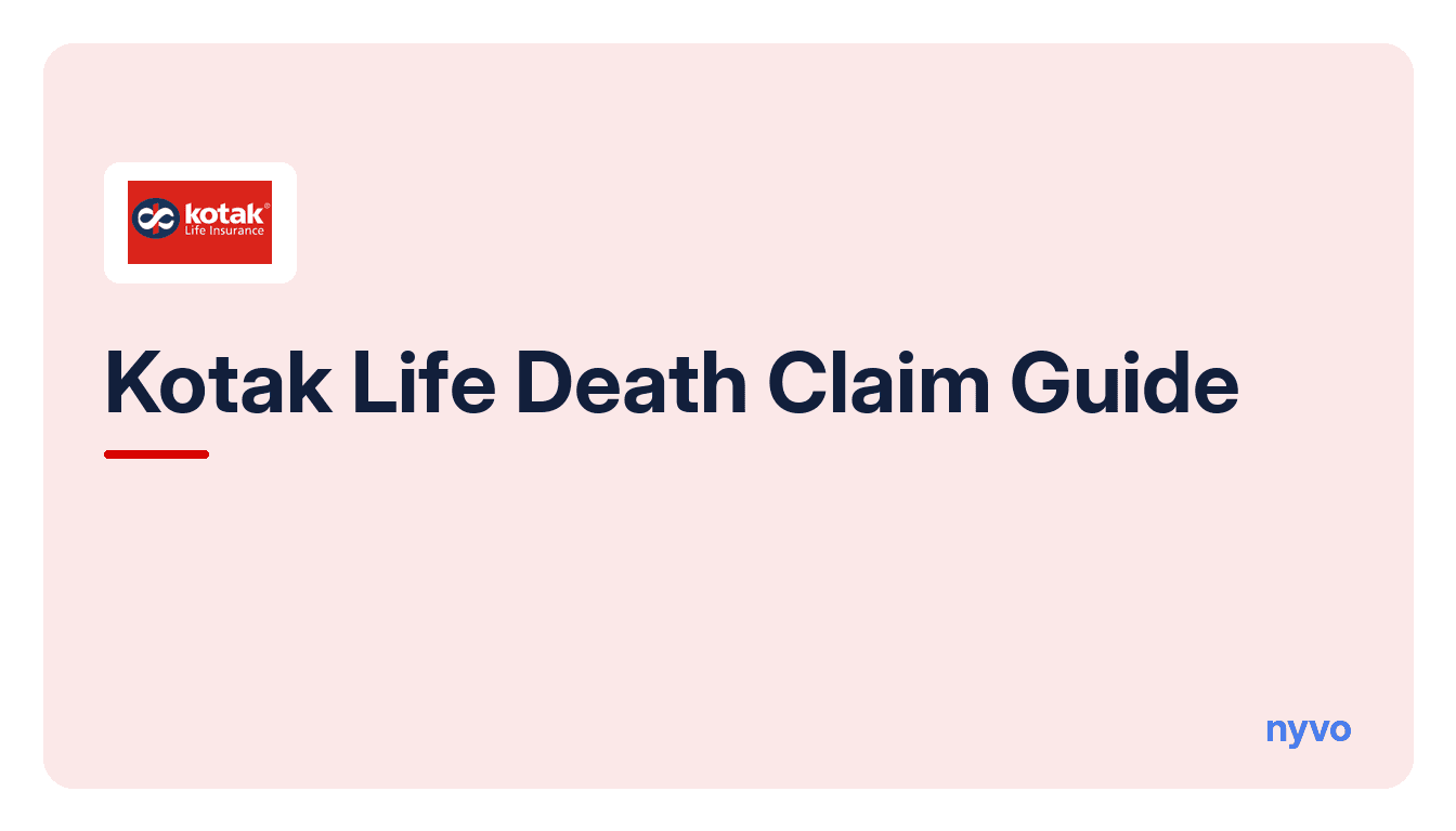 Card for the Kotak Life Death Claim Guide