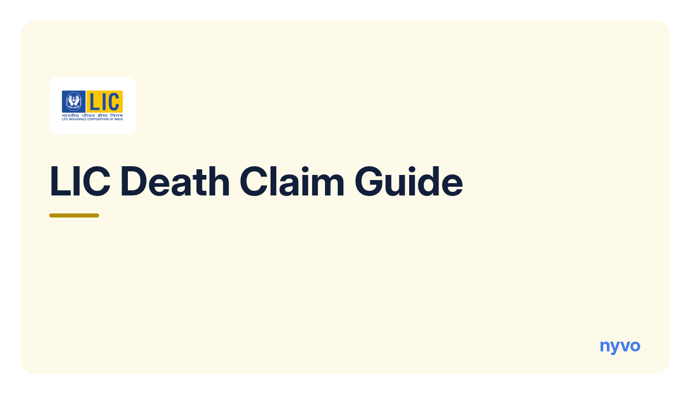 Card for the LIC Death Claim Guide