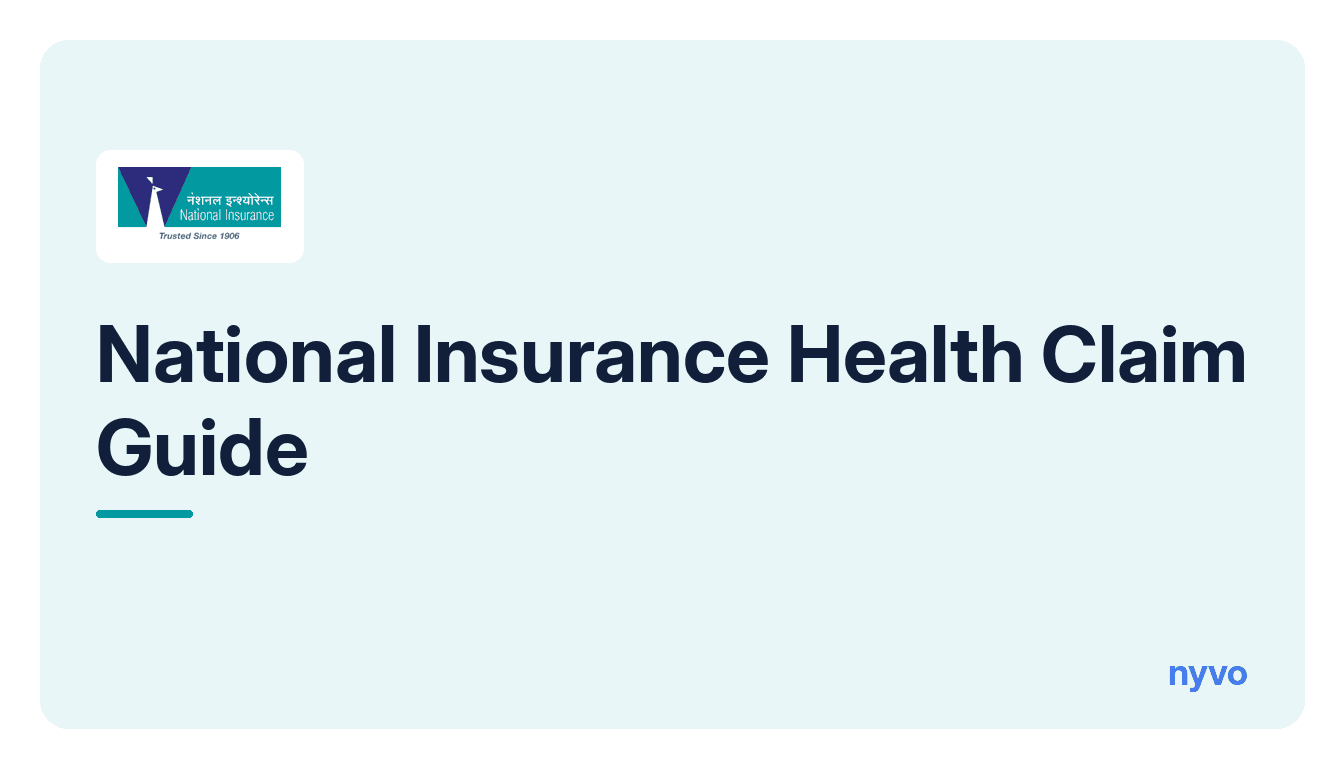 Card for the National Insurance Health Claim Guide