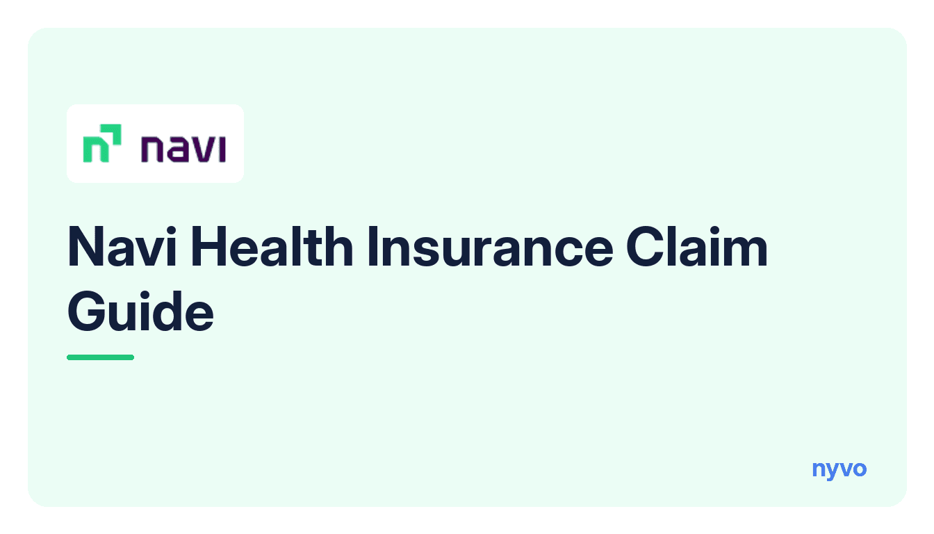 Card for the Navi Health Insurance Claim Guide