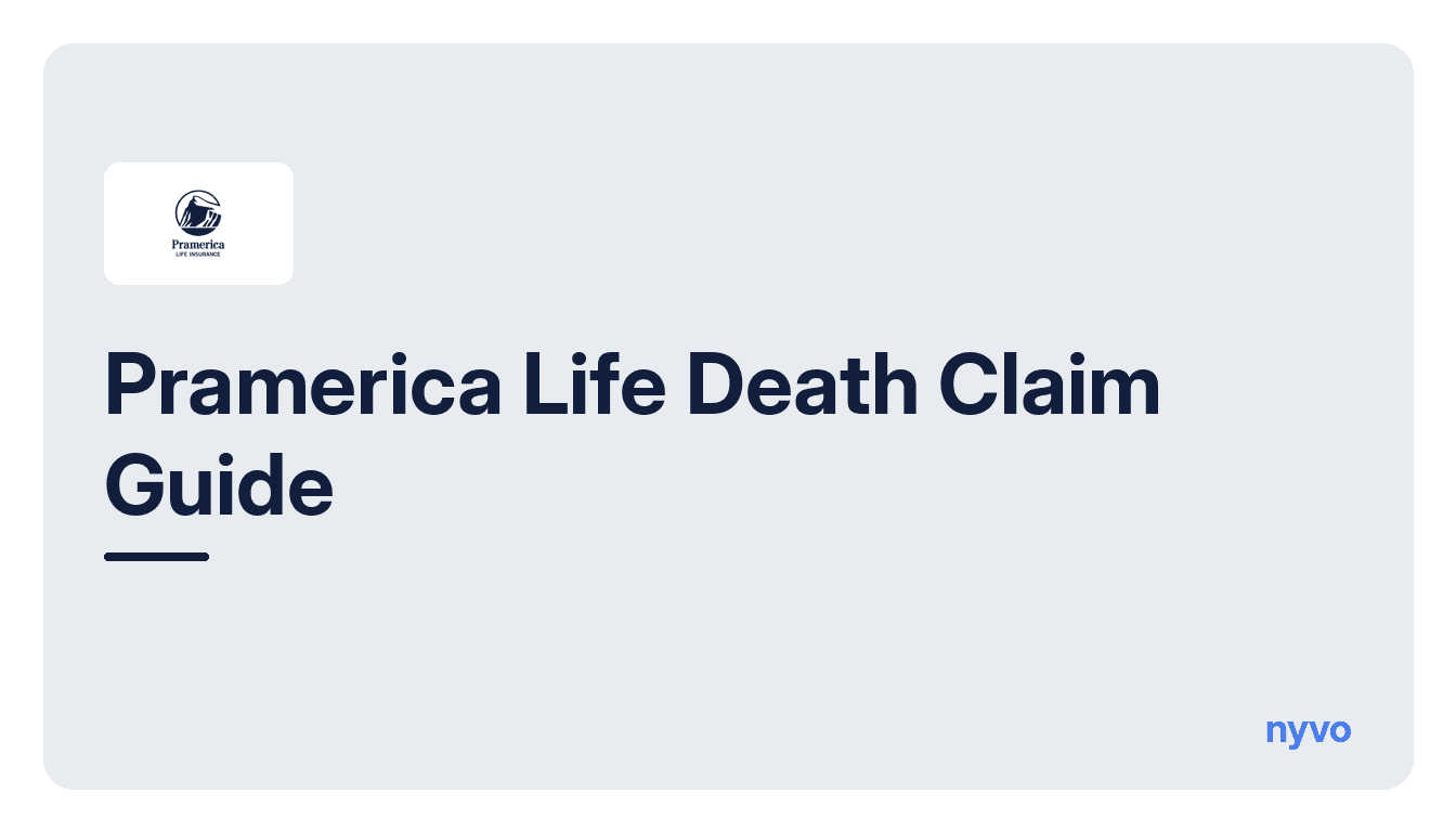 Card for the Pramerica Life Death Claim Guide