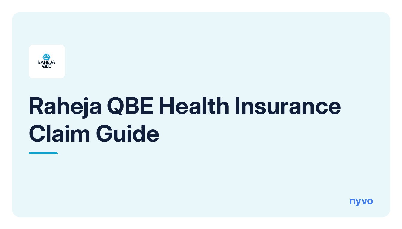 Card for the Raheja QBE Health Insurance Claim Guide