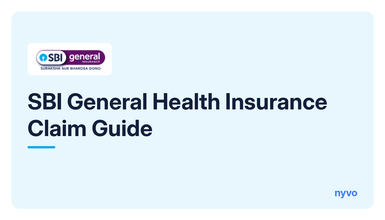 Card for the SBI General Health Insurance Claim Guide