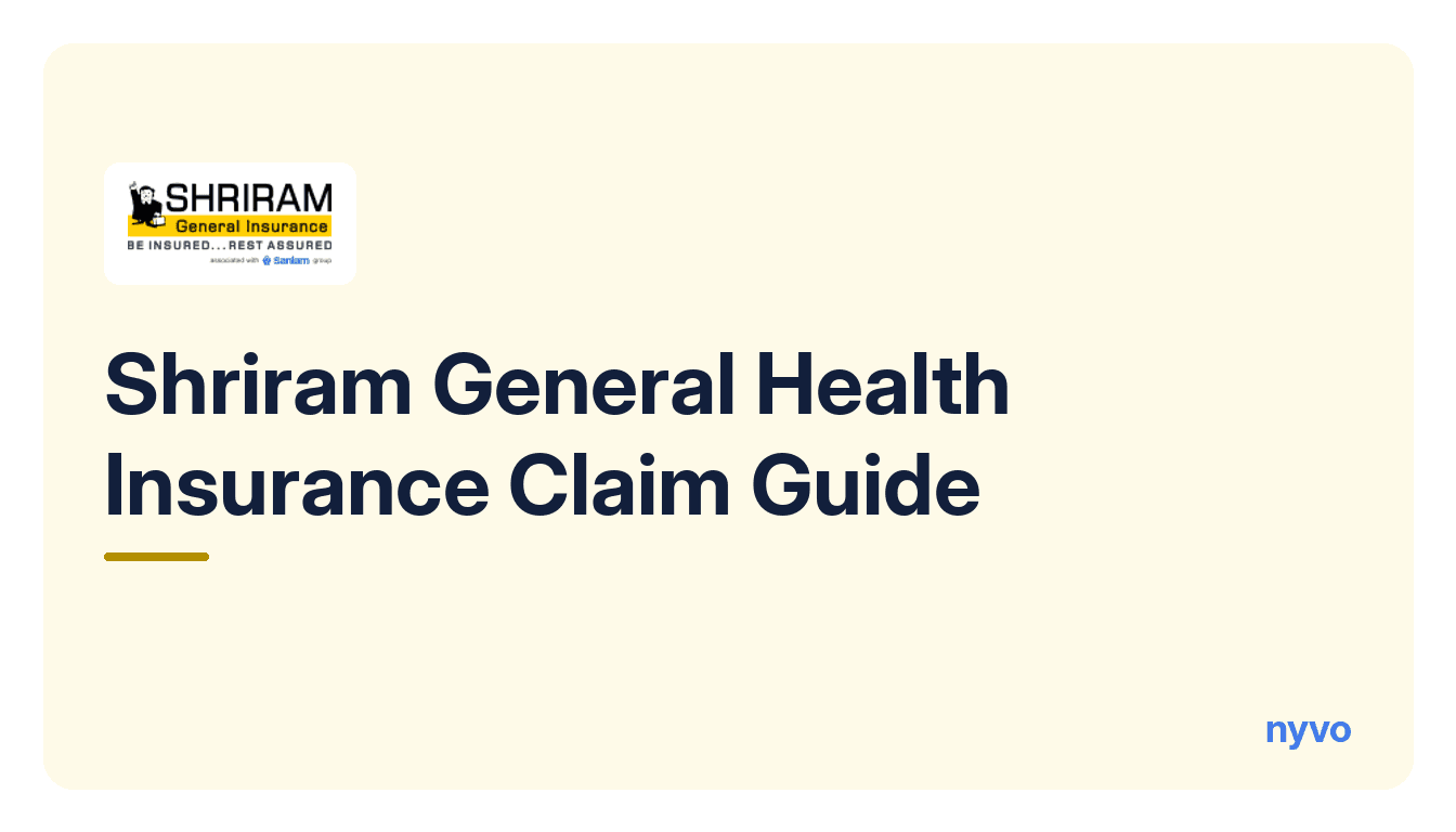 Card for the Shriram General Health Insurance Claim Guide