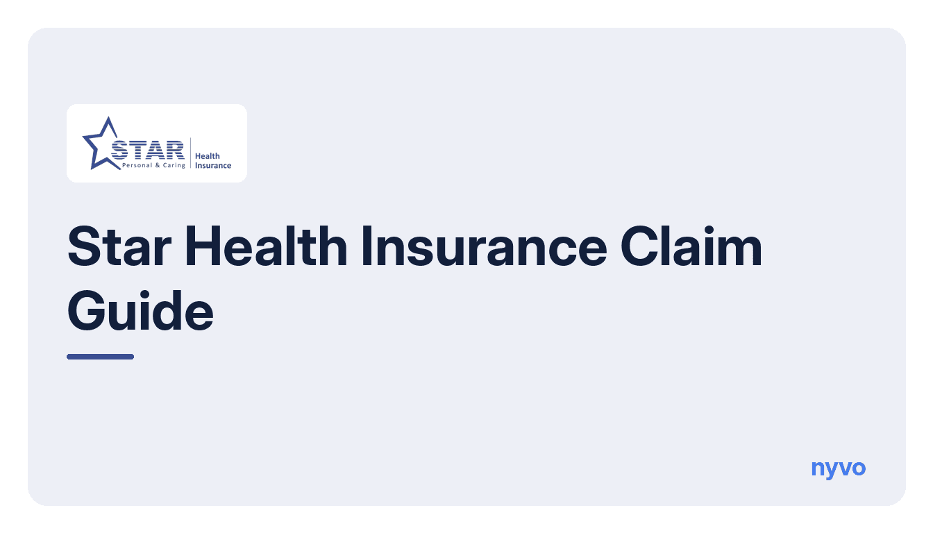 Card for the Star Health Insurance Claim Guide