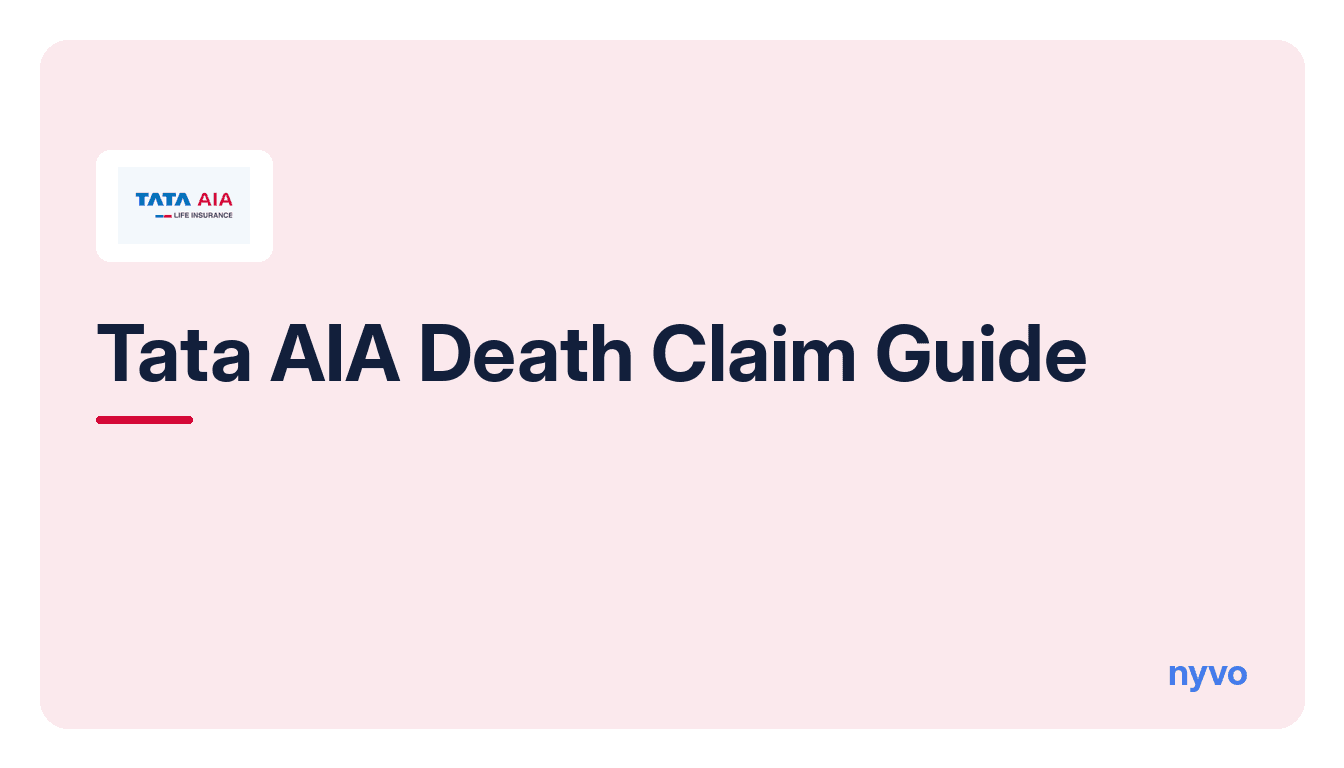 Card for the Tata AIA Death Claim Guide