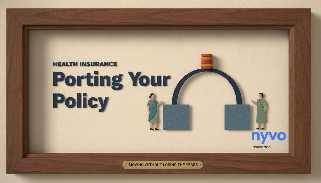 A policyholder moving their accumulated waiting-period credit from one insurer to another at renewal