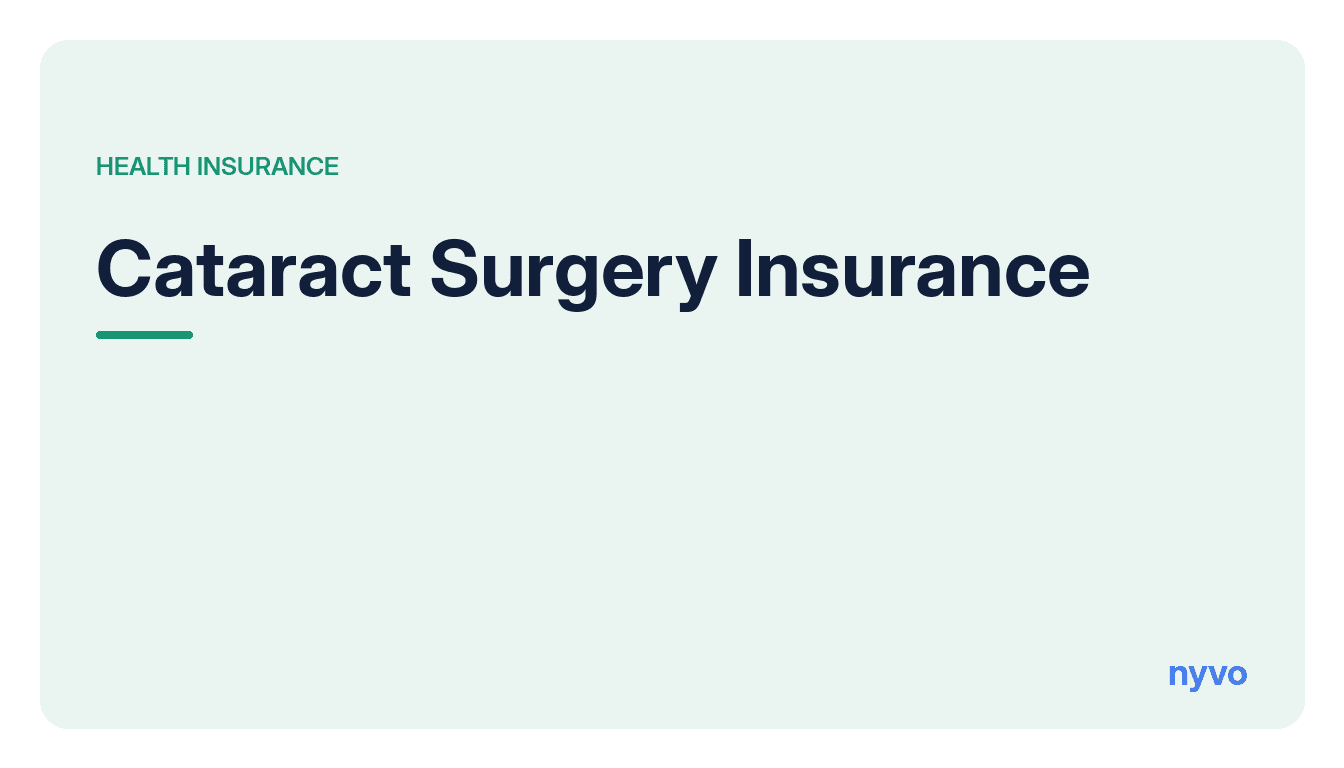 Card reading Cataract Surgery Insurance