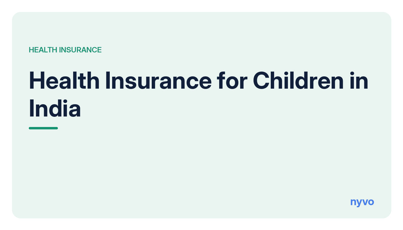 Card reading Health Insurance for Children in India
