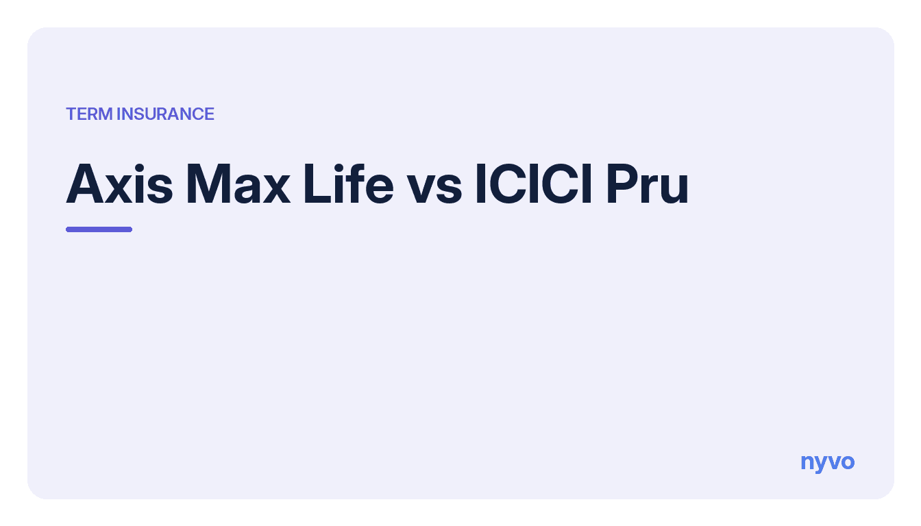 Card reading Axis Max Life vs ICICI Pru