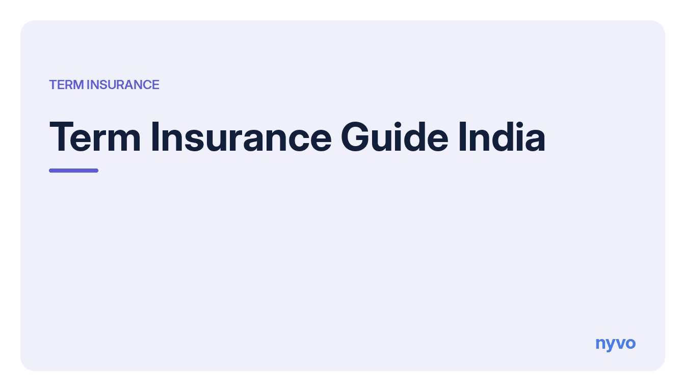 Card reading Term Insurance Guide India