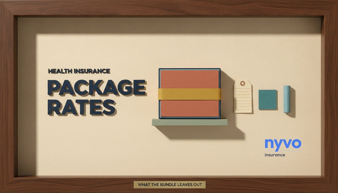 A sealed box beside an itemised bill, the box holding some lines of the bill and not others