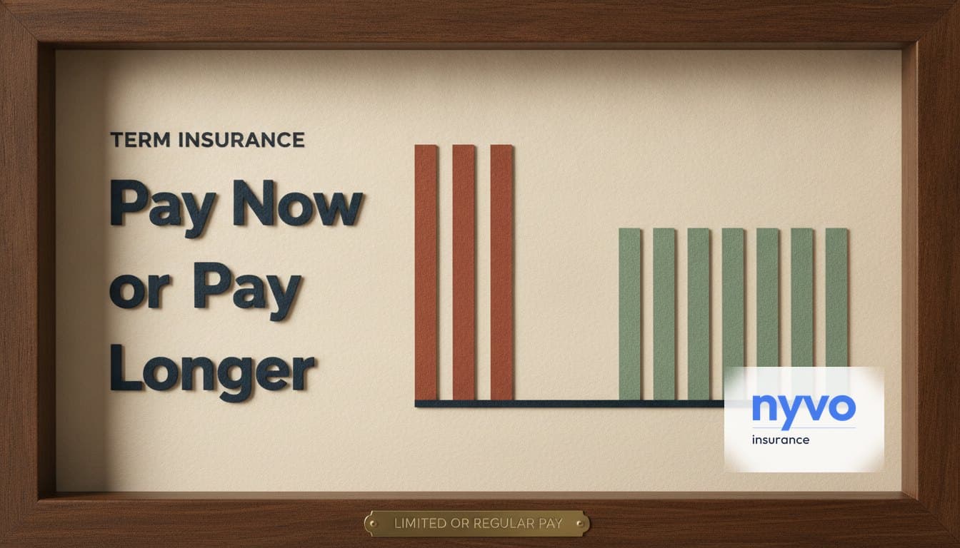 Three tall paper bars beside seven shorter ones, next to the title Pay Now or Pay Longer