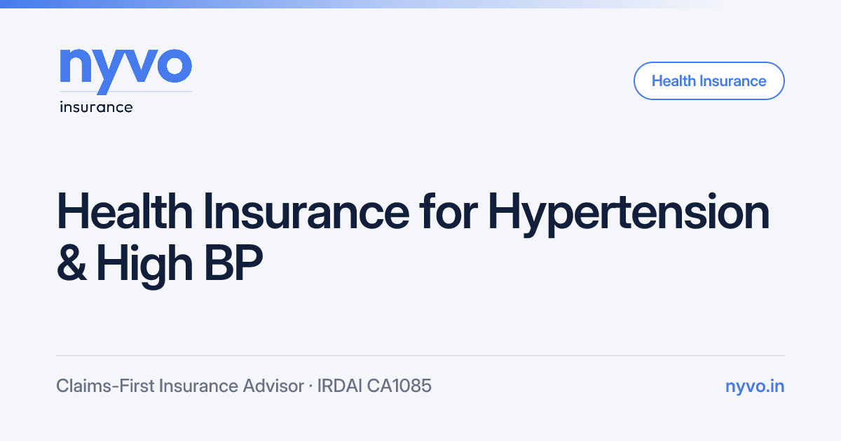 Health Insurance for Hypertension & High BP | NYVO
